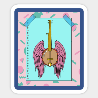 Favorite Instrument Guitar Grand Piano Sticker